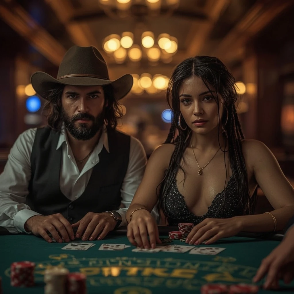 foto de dos jugadores de póker MR FORTUNE CASINO